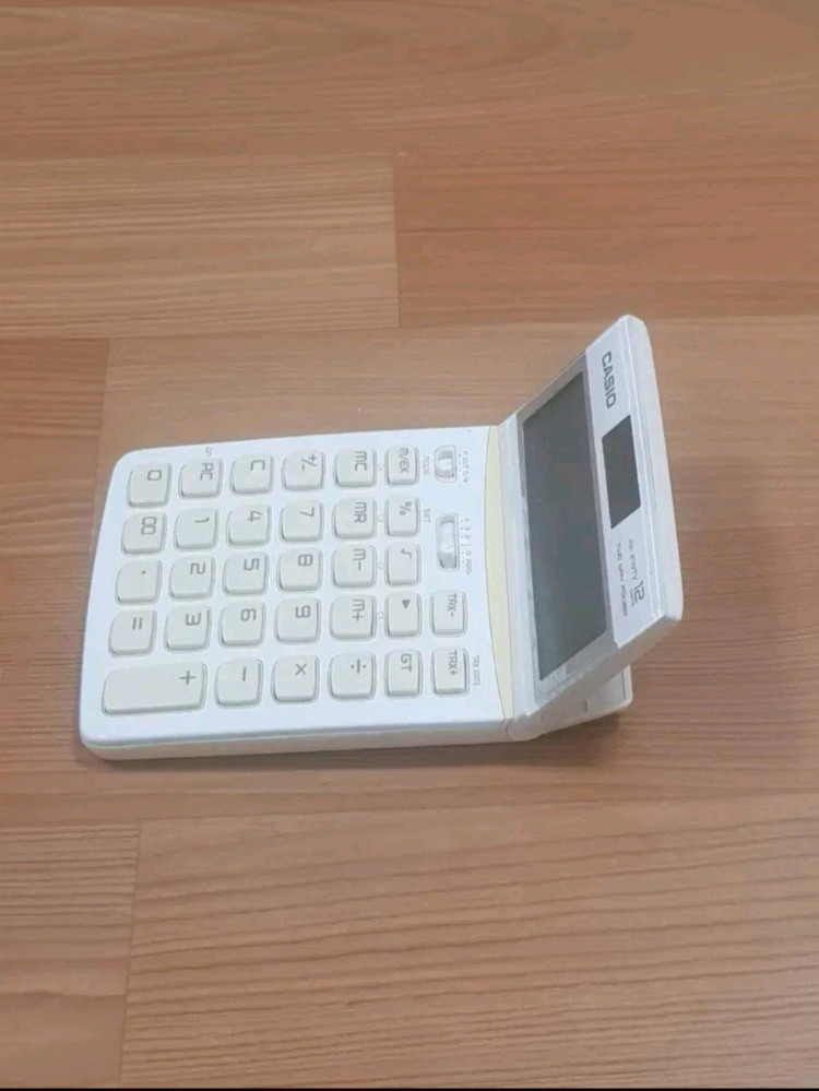 카시오 계산기 JW-210TV 화이트 이미지