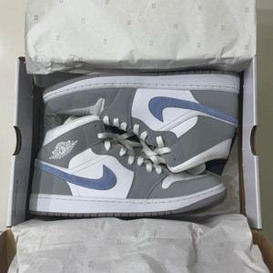 (새상품) 나이키 조던1 미드 울프 그레이 280 이미지