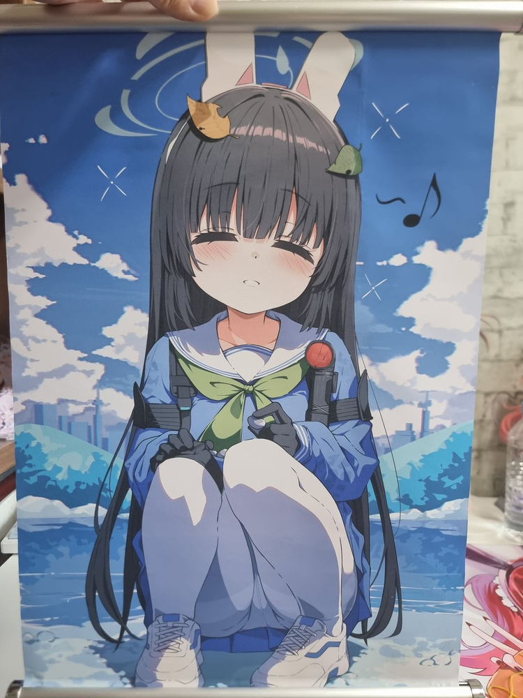 창작물속으로, 블루아카이브, 나히다 태피스트리(족자봉) 이미지