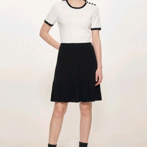 (새상품)칼라거펠트 니트 원피스 S사이즈 이미지