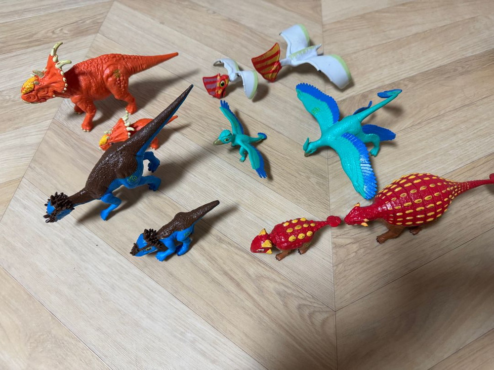 공룡메카드 더블피규어 5종 일괄 이미지