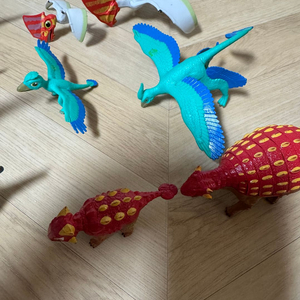 공룡메카드 더블피규어 5종 일괄 이미지