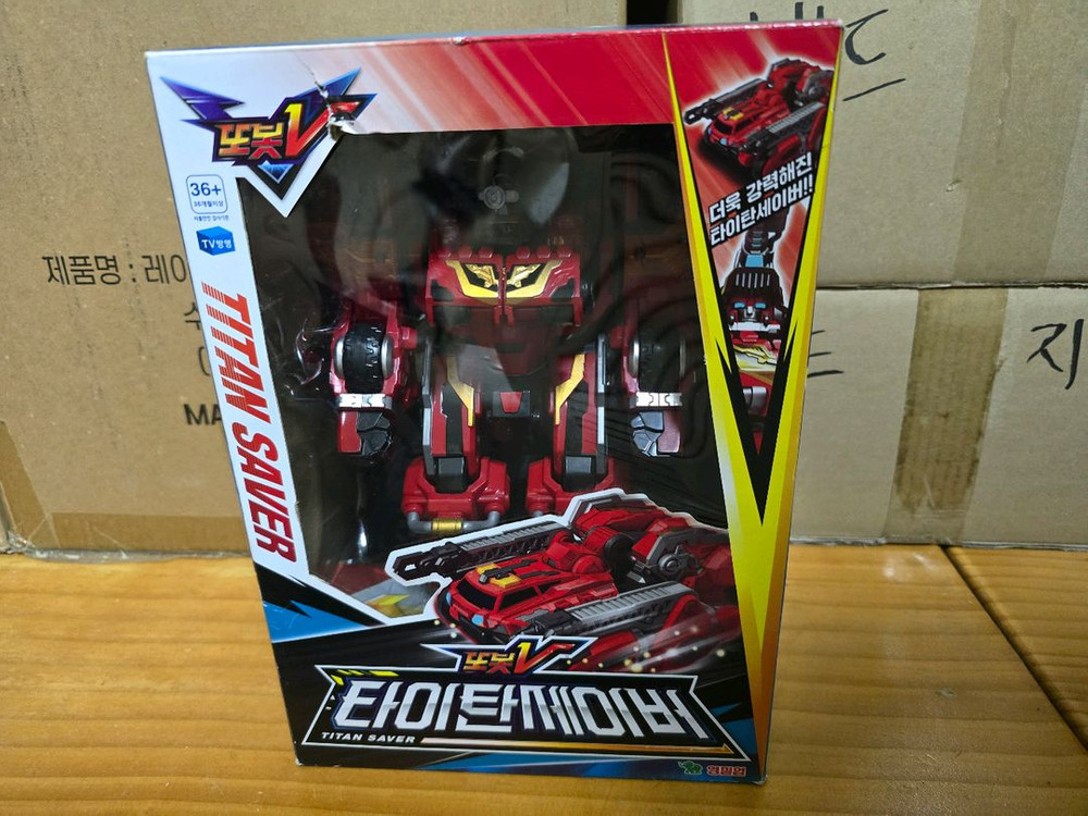 헬로 카봇 큐브 시계 Ver . 3 RC카 프론폴리스 또봇V 캡틴폴리스 타이탄 세이버 이미지