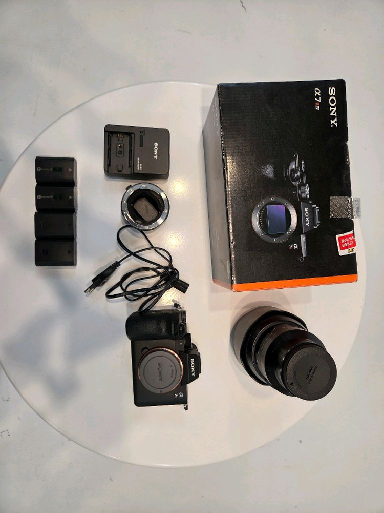 소니 A7RM4A +시그마 85mm art 세트 이미지