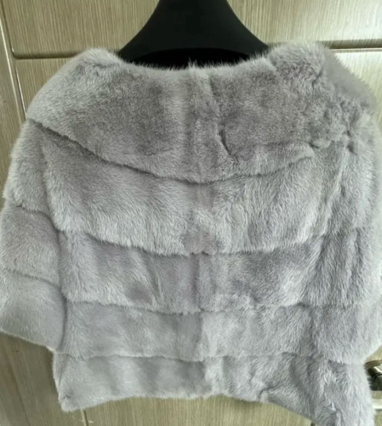 폴뮤지엄 밍크 쟈켓 코트 숄 이미지