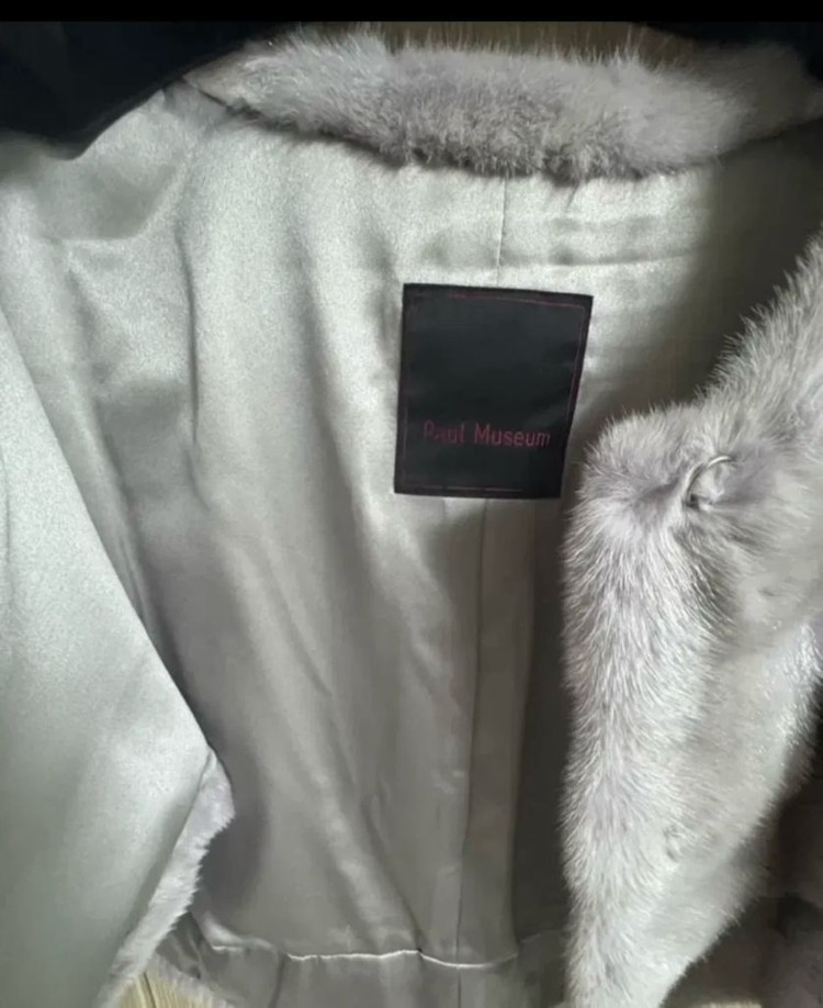 폴뮤지엄 밍크 쟈켓 코트 숄 이미지