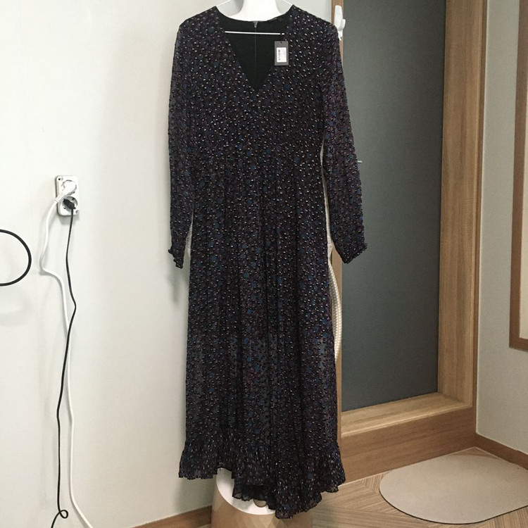 새상품 MAJE 마쥬 레바나 번아웃 벨벳 원피스 1 이미지