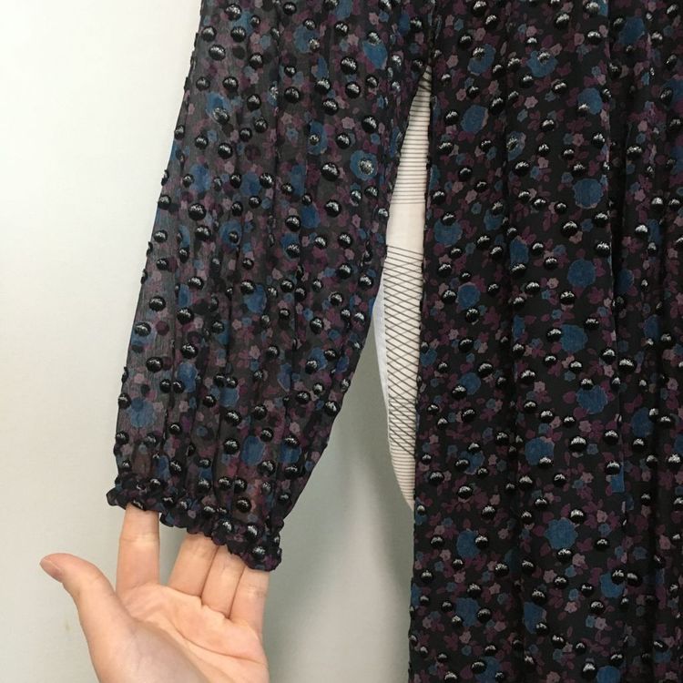 새상품 MAJE 마쥬 레바나 번아웃 벨벳 원피스 1 이미지