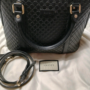 구찌 마이크로시마 돔 미듐 토트 숄더백 팝니다 이미지