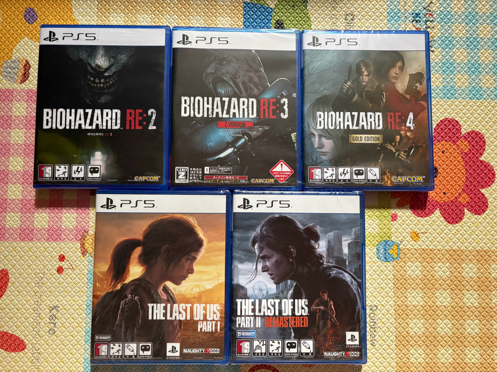 PS4 PS5 미개봉 게임 타이틀 이미지
