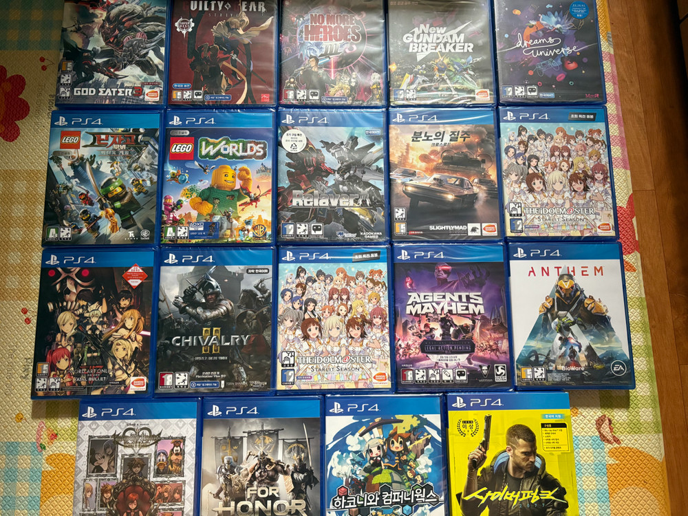 PS4 PS5 미개봉 게임 타이틀 이미지