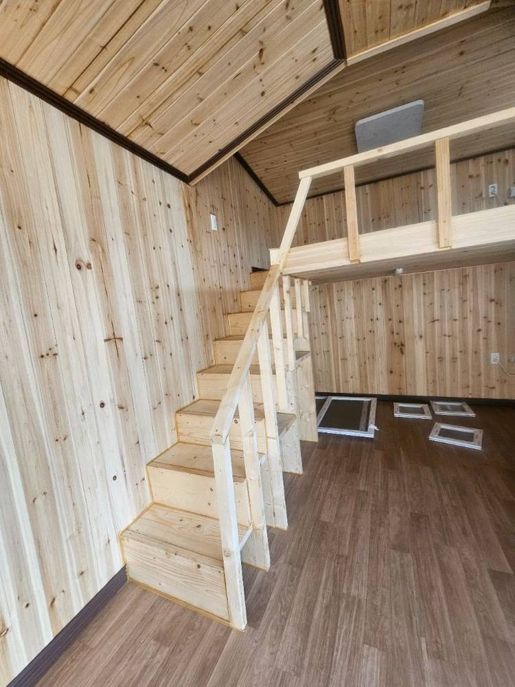 고급 3*8 복층 다락형 농막, 이동식주택, 농촌체류형쉼터, 컨테이너 1800만원 이미지