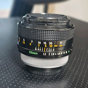 캐논 FD 55mm f1.2 필름 카메라 렌즈 이미지