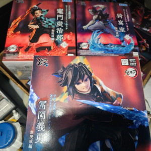 귀멸의 칼날 크로스링크 탄지로, 기유, 아카자 피규어 세트팝니다~^^ 이미지