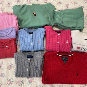 폴로걸즈 3T-5 일괄 5만원 폴로걸즈 가디건 폴로여아가디건 이미지