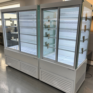 반찬쇼케이스냉장고 1500 세경냉동 900 5단 앞문형 화이트 저온콤푸 밀키트 과일 이미지