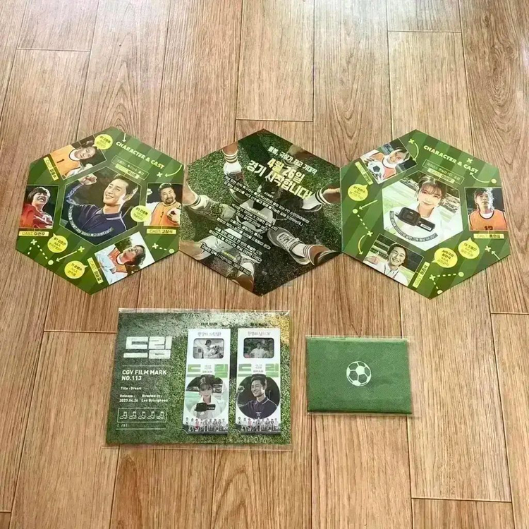 [2종일괄]드림 오리지널티켓 필름마크 3단전단 싸인로그카드 아이유영화굿즈 이미지