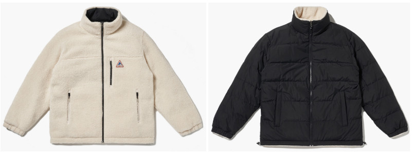 네파 C-TR 리버시블 다운 자켓 (디보 구스 다운) / 크림, 블랙 105 사이즈 (새상품) 이미지