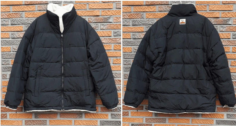 네파 C-TR 리버시블 다운 자켓 (디보 구스 다운) / 크림, 블랙 105 사이즈 (새상품) 이미지