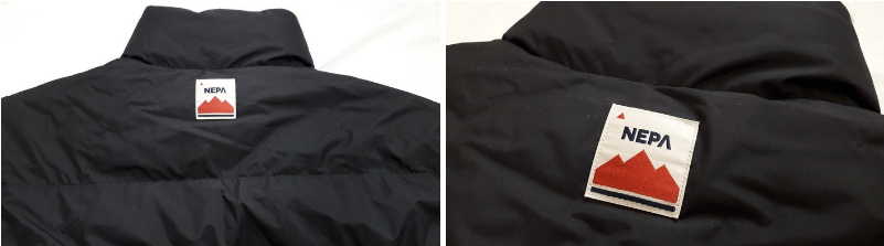 네파 C-TR 리버시블 다운 자켓 (디보 구스 다운) / 크림, 블랙 105 사이즈 (새상품) 이미지