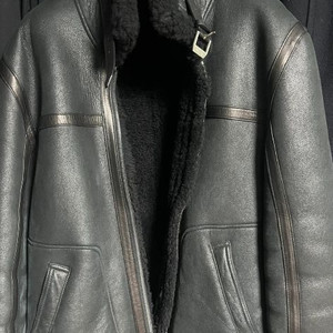 느와르라르메스 (52)블랙 무스탕 자켓 블랙라밸(공홈가305만원) 이미지