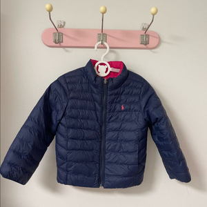 폴로걸즈 리버시블 경량패딩 4/4T 이미지