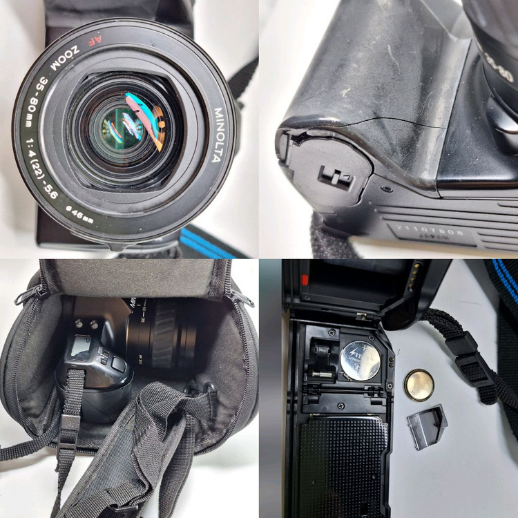 미놀타 a3100i 필름카메라 정품스트랩 카메라가방 세트/빈티지 레트로 감성 필카 일본 수입 사진 이미지