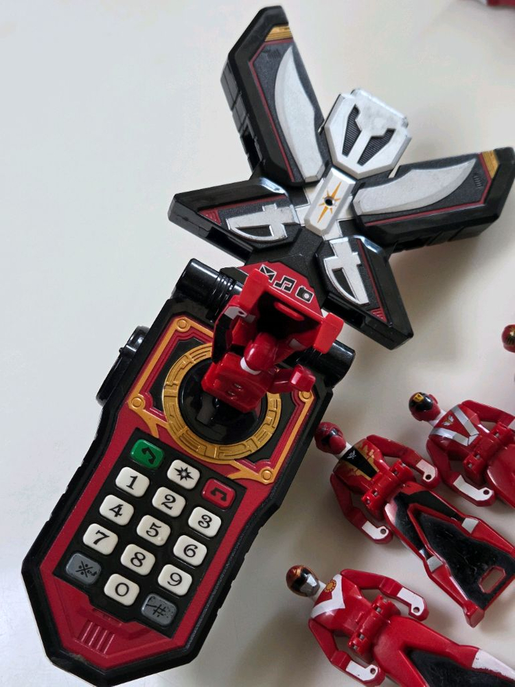 파워레인저 모바일럿폰 레드키 일괄 이미지