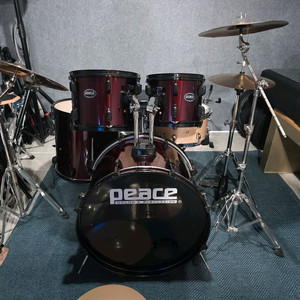 드럼셋트5기통 (드럼,하드웨어,심벌,의자,스틱,추가스네어,추가심벌,심벌가방 포함) 이미지