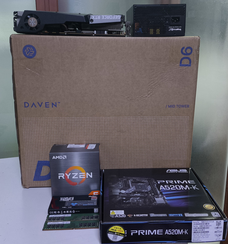 (개인) 라이젠5600 16g메모리 RTX3070 새컴퓨터 이미지