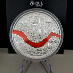 한정판) 티파니아트 서울 3온스 은화 실버바 이미지