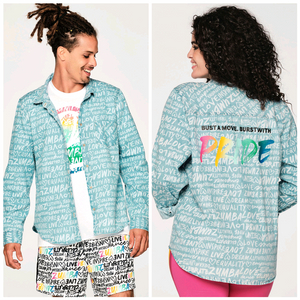 줌바웨어 정품 남방 새것 이미지