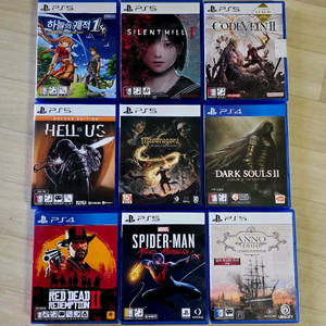 PS5 타이틀 여의궤적,사일런트힐,코드베인,헬이즈어스,만드라고라,다크소울 이미지
