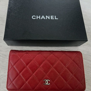 (정품) 샤넬 13번대 램스킨 장지갑 WOC (카드지갑 반지갑 명품 여성) 이미지