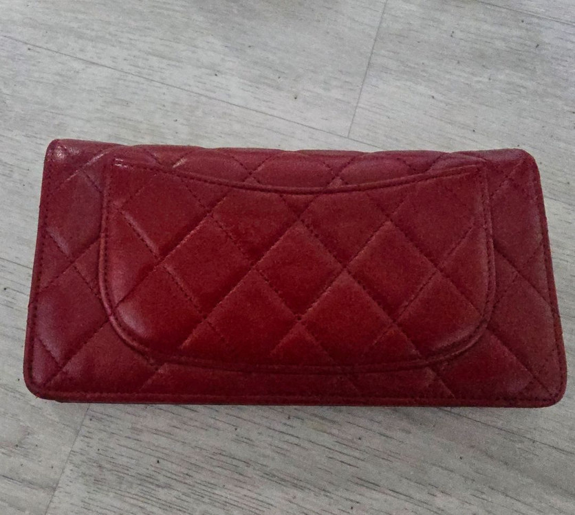 (정품) 샤넬 13번대 램스킨 장지갑 WOC (카드지갑 반지갑 명품 여성) 이미지