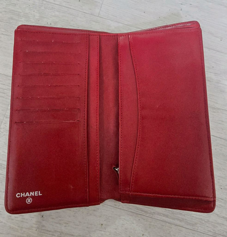 (정품) 샤넬 13번대 램스킨 장지갑 WOC (카드지갑 반지갑 명품 여성) 이미지