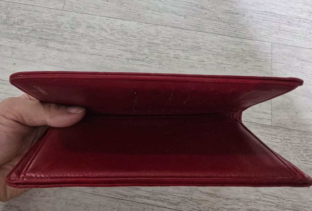 (정품) 샤넬 13번대 램스킨 장지갑 WOC (카드지갑 반지갑 명품 여성) 이미지