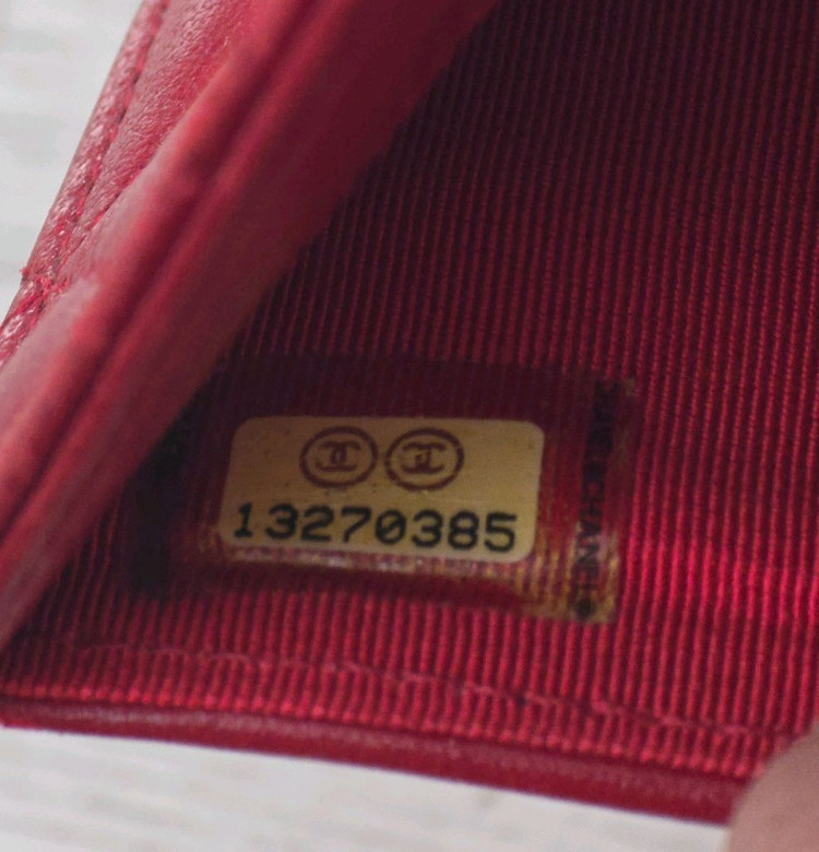 (정품) 샤넬 13번대 램스킨 장지갑 WOC (카드지갑 반지갑 명품 여성) 이미지