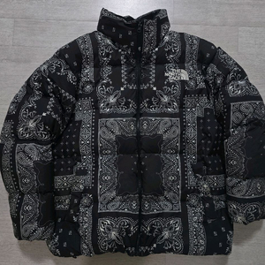 (정품) 노스페이스 페이즐리 반다나 눕시 패딩 L (명품 숏패딩 슈프림 점퍼) 이미지