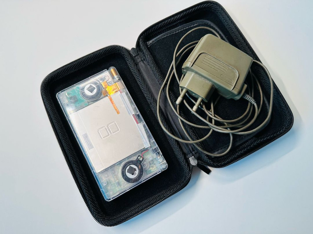 닌텐도 DSL 클리어 하우징 한글 정발판 + 정품 충전기 판매 (GBA, 게임보이) 이미지