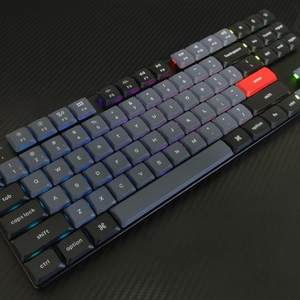 키크론 k1 풀알루미늄 로우프로파일 저소음 적축 이미지