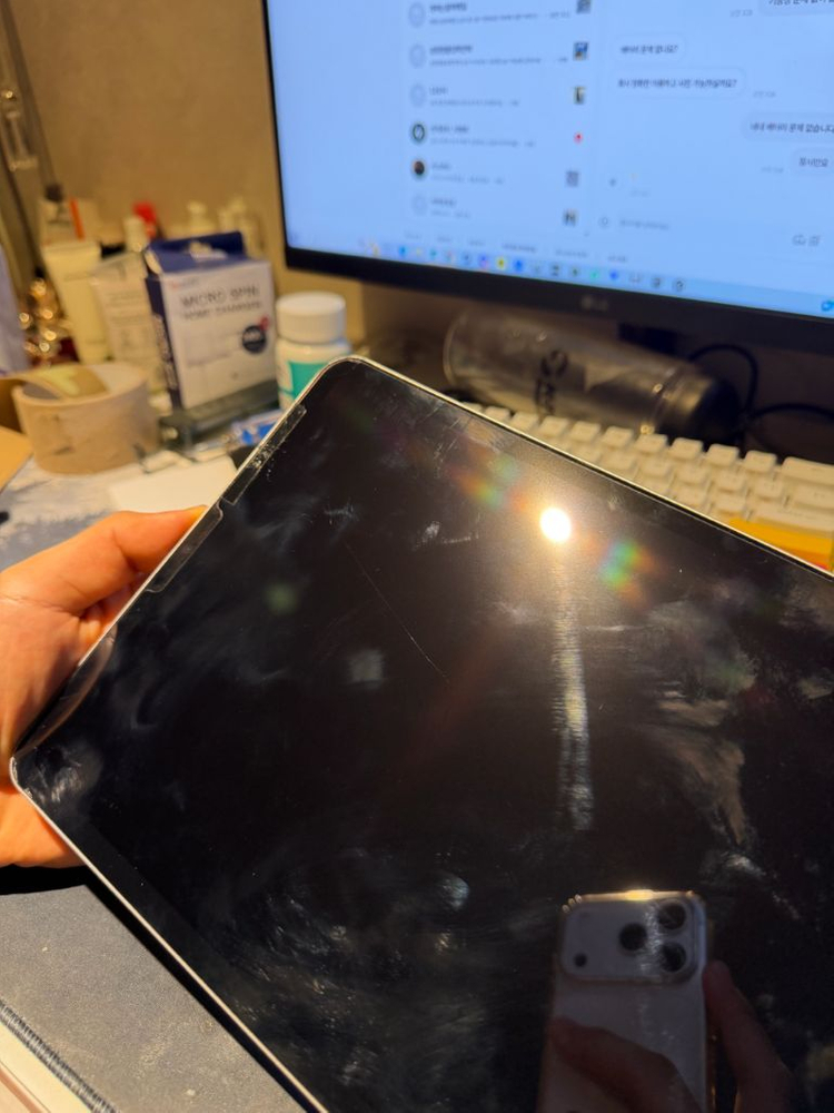 아이패드 프로 M2 + 애플펜슬2세대 배터리 94프로 이미지