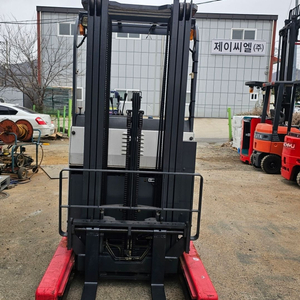 배터리 2020년식 신형 니찌유 입식 1.5톤 전동지게차 삼단마스트5M인상 500만 이미지