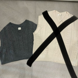 유메르 니트조끼/니트집업(판매완료) 개당 3만원 이미지