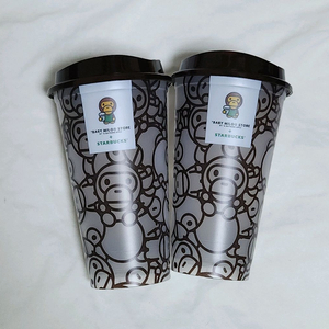 스타벅스 베이프 베이비마일로 리유저블컵 브라운 이미지