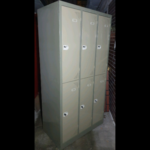 튼튼한 6인용 대형 철제 락커 캐비넷 옷장(자물쇠 장착-178cm) 이미지