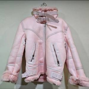 [새상품/품절템] 핑크 무스탕 (Free 사이즈) 이미지