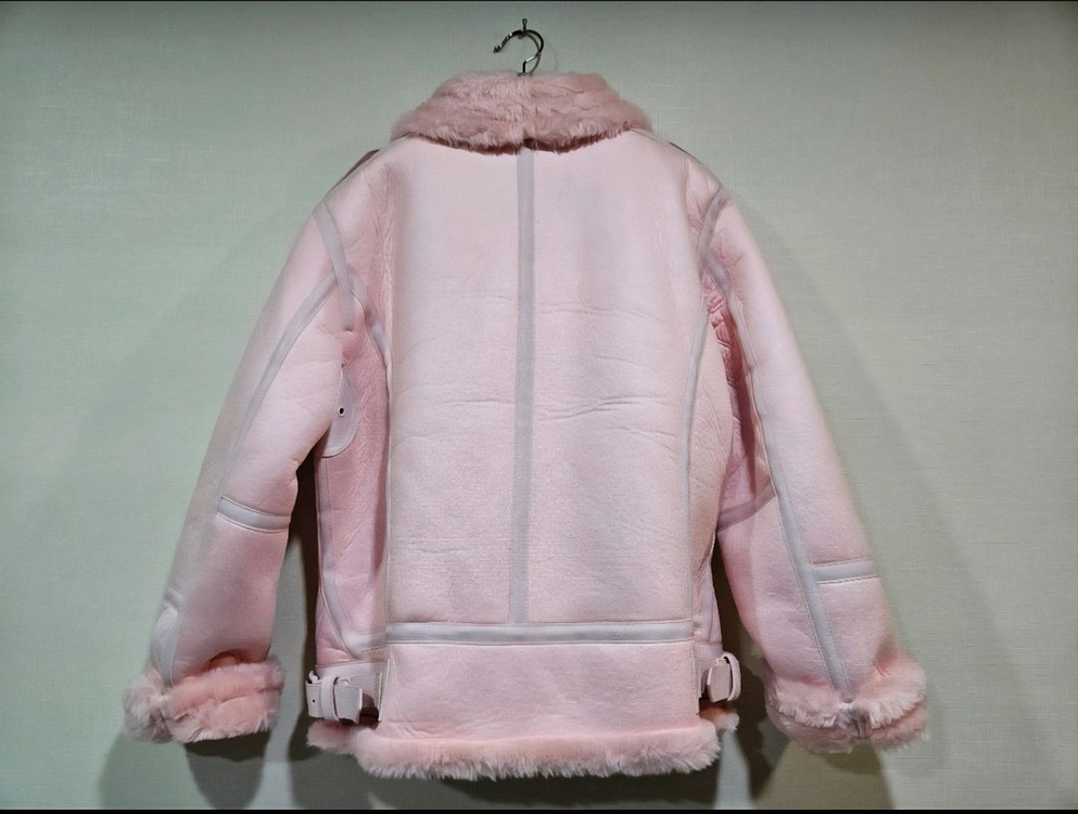 [새상품/품절템] 핑크 무스탕 (Free 사이즈) 이미지