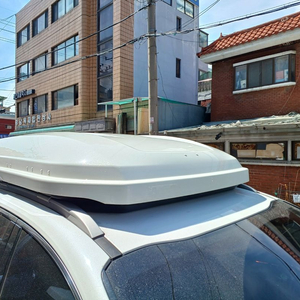 올뉴쏘렌토 코토일체형루프박스 화이트 변색 장착65만원 이미지