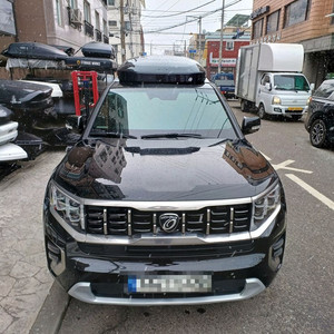 모하비더마스터 코토일체형루프박스 블랙유광 상태 A급 이미지